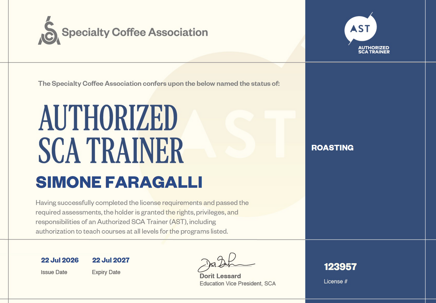 47coffee ast certificate