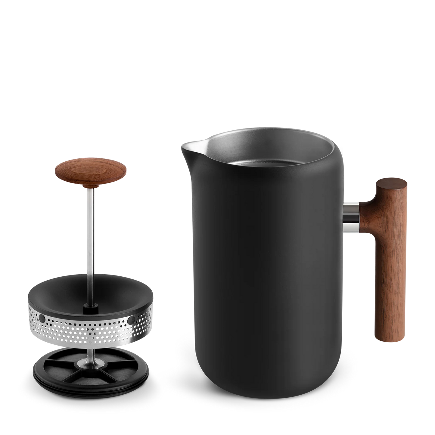 
                  
                    FELLOW Clara French Press, Matte Black and Walnut
                  
                